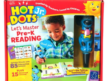 Hot Dots Jr Let’s Master Pre-K Reading Set with Ace Pen For Discount