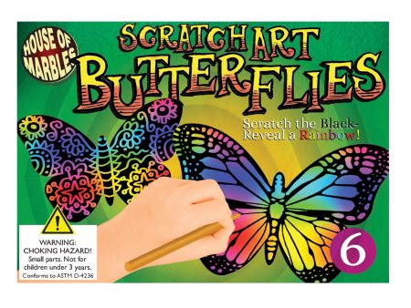 Scratch Art Butterflies Online