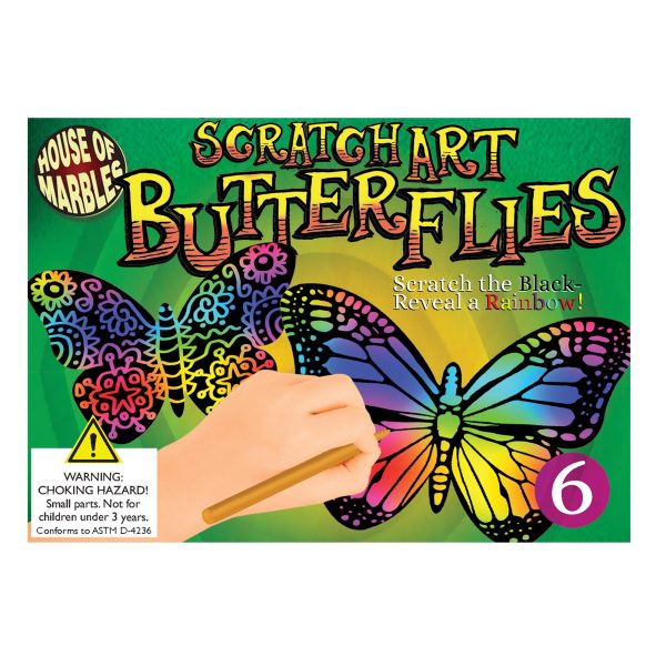 Scratch Art Butterflies Online