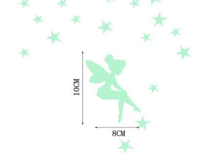 Home Luminous Switch Wall Stickers Bedroom Fluorescent Sticker Stars Online