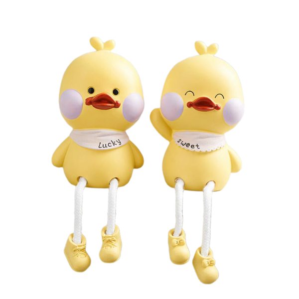 Creative Resin Hanging Foot Ornament Desktop Figurine Duck Supply