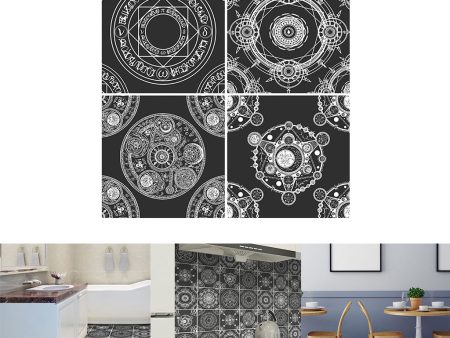 Creative Moroccan Self-adhesive Wall Floor Tile Sticker Home Decor Style-01 For Sale