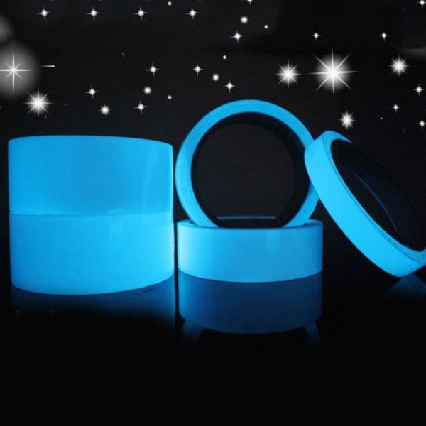 Glow In The Dark Stickers Self-adhesive Tape Sticker Blue 3cmx5m Online Sale