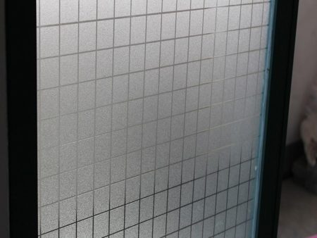 Privacy Window Film Static Cling No Glue Glass Sticker Grid, 50 x 200cm on Sale