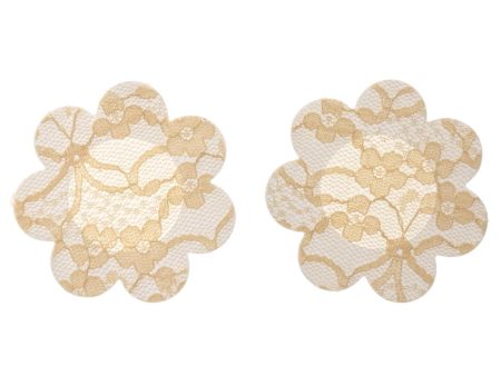 10Pcs Adhesive Lace Petal Nipple Cover Pasties Breast Stickers Skin-Petal Online