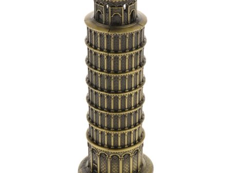 Leaning Tower of Pisa Figurine Collectable Statue Model DIY Decor Bronze L Online Hot Sale