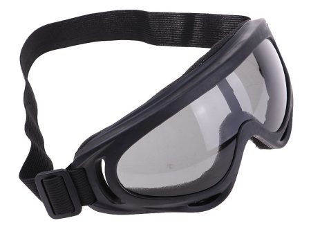 Motorcycle Bicycle Racing Snow Ski Goggles Eyewear UV400 Protection Black For Cheap