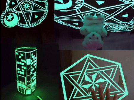 Glow In The Dark Stickers Self-adhesive Tape Sticker Blue Green 10cmx10m Hot on Sale