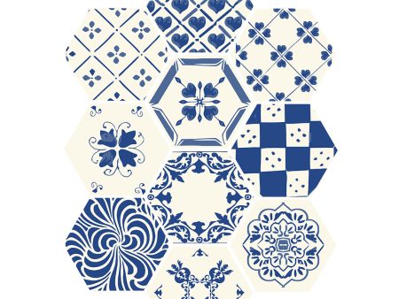 10 Pieces PVC Tile Stickers Waterproof Non-Slip Floor Sticker Wall Decal #8 For Sale