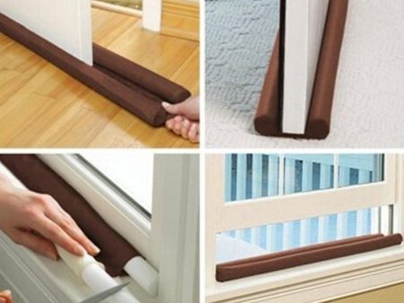 Door Under Bottom Seal Soundproof Draft Foam Strip Blocker Stopper Cleaning Fashion