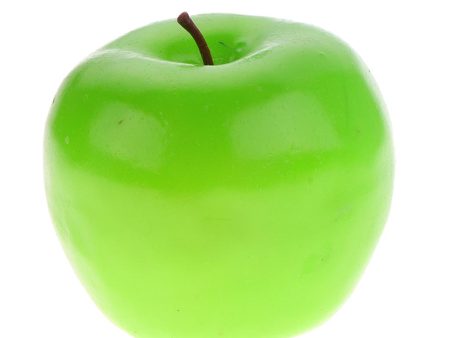 Artificial Fake Fruit Decorative Vivid Fruit Home Table Decor Green apple For Sale