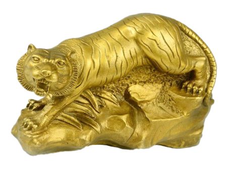 Copper Chinese 12 Zodiac Animal Statue Sculpture Ornament Luck Charm Tiger Cheap