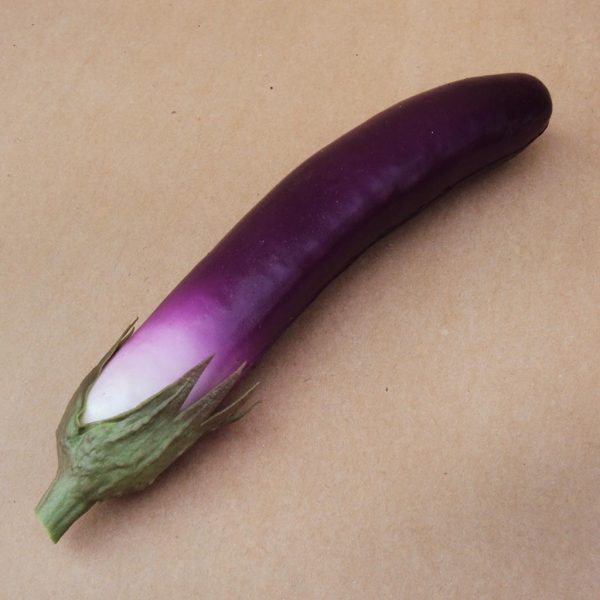 Realistic Fake Eggplant Artificial Decorative Vegetable Kitchen Decor Online now