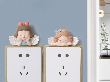 Cute Cartoon Light Switch Sticker Decals Bedroom Wall Decor Ornament Gifts For Sale