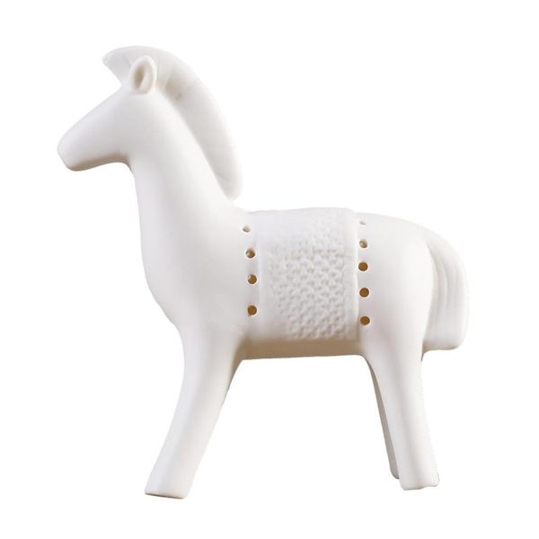 Ceramic Porcelain Horse Statue Figurine Hand Carved Figurine Craft Gift S Online Hot Sale