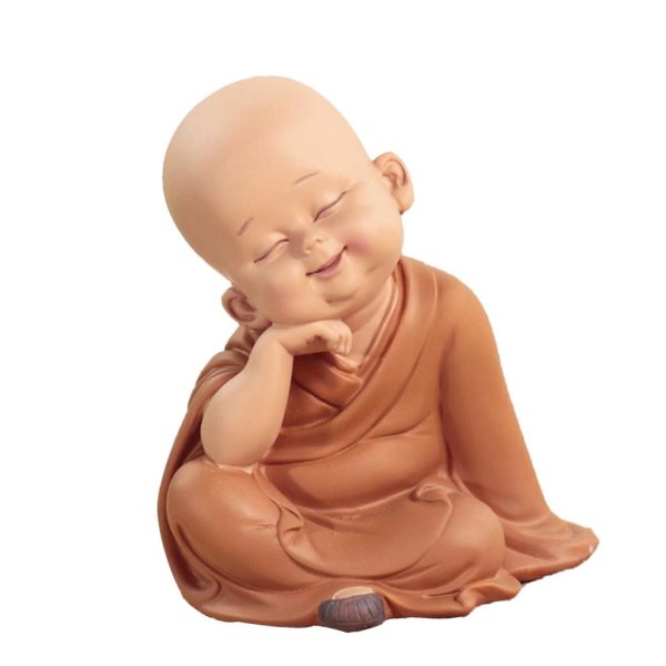 Little Monk Decoration Craft Collectable Figurine Ornament for Car Decor 3 For Sale