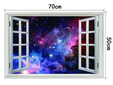 3D Window View Scenery Wall Stickers Vinyl Art Mural Decal Home Room Decor U Online now