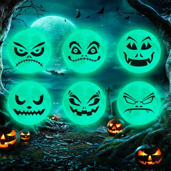 Luminous Wall Sticker Glowing Halloween Decoration Decals Home Decor Party grimace 2 For Sale