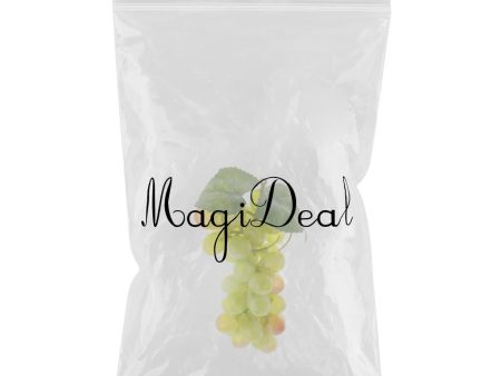 Colorful Simulation Grape Artificial Fake Grape 36 Light Green Long Grapes For Cheap