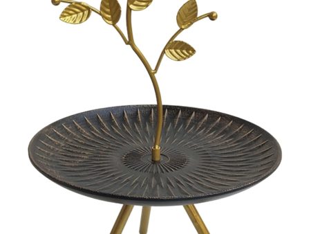 Iron Serving Tray Stand Decorative Candies Storage Serving Platter Gold Cheap